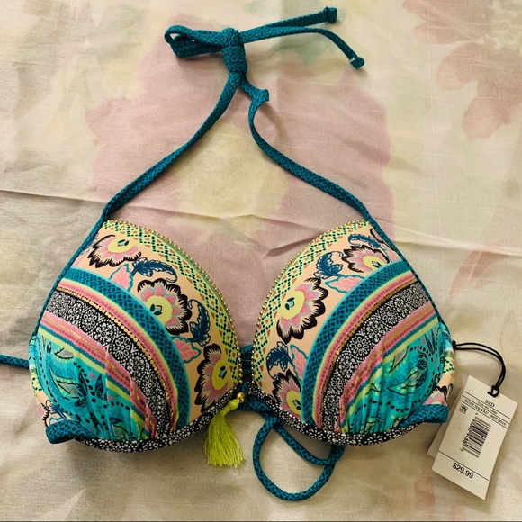 SHADE & SHORE BIKINI TOP 32D - Picture 3 of 7